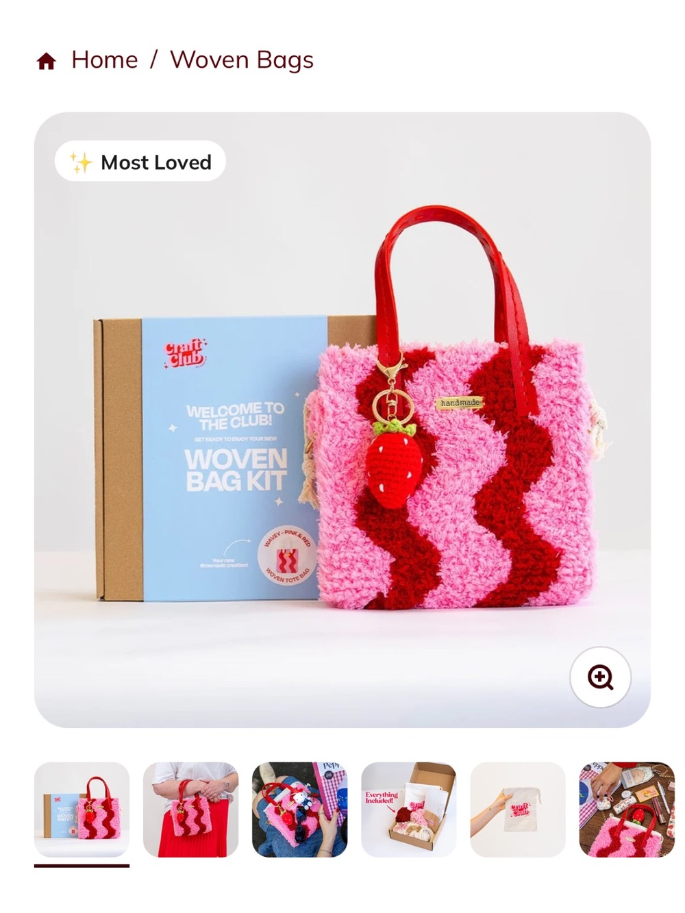 Woven Tote Bag Kit (NEVER USED)